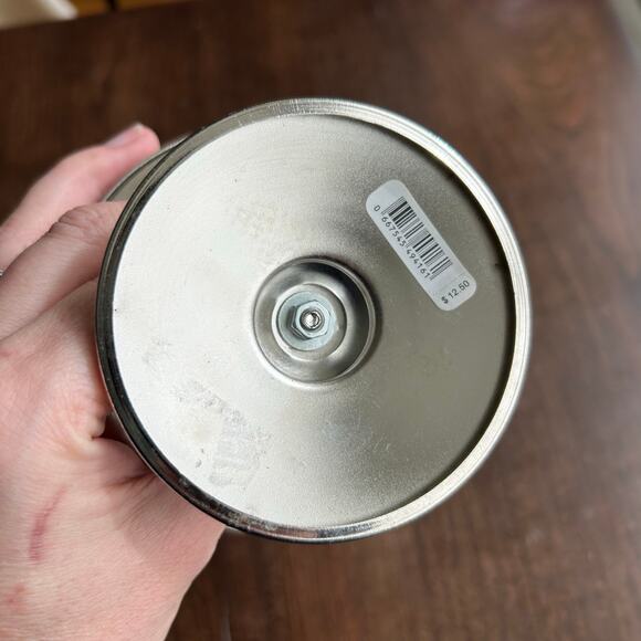 Bath & Body Work 3-Wick Candle Holder - Silver Pedestal - Snowflakes - Picture 5 of 5